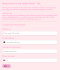 Custom nail order form ⋆˚꩜｡ּ